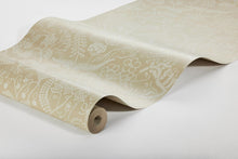 1979 Stig Lindberg Grazia Yellow and Beige Wallpaper by Boråstapeter