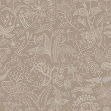 1980 Stig Lindberg Grazia Pink and Brown Wallpaper by Boråstapeter