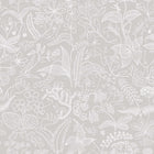 1981 Stig Lindberg Grazia Grey and White Wallpaper by Boråstapeter