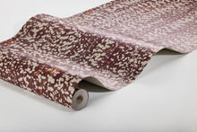 1984 Arne Jacobsen Ranke Red and Beige Wallpaper by Boråstapeter