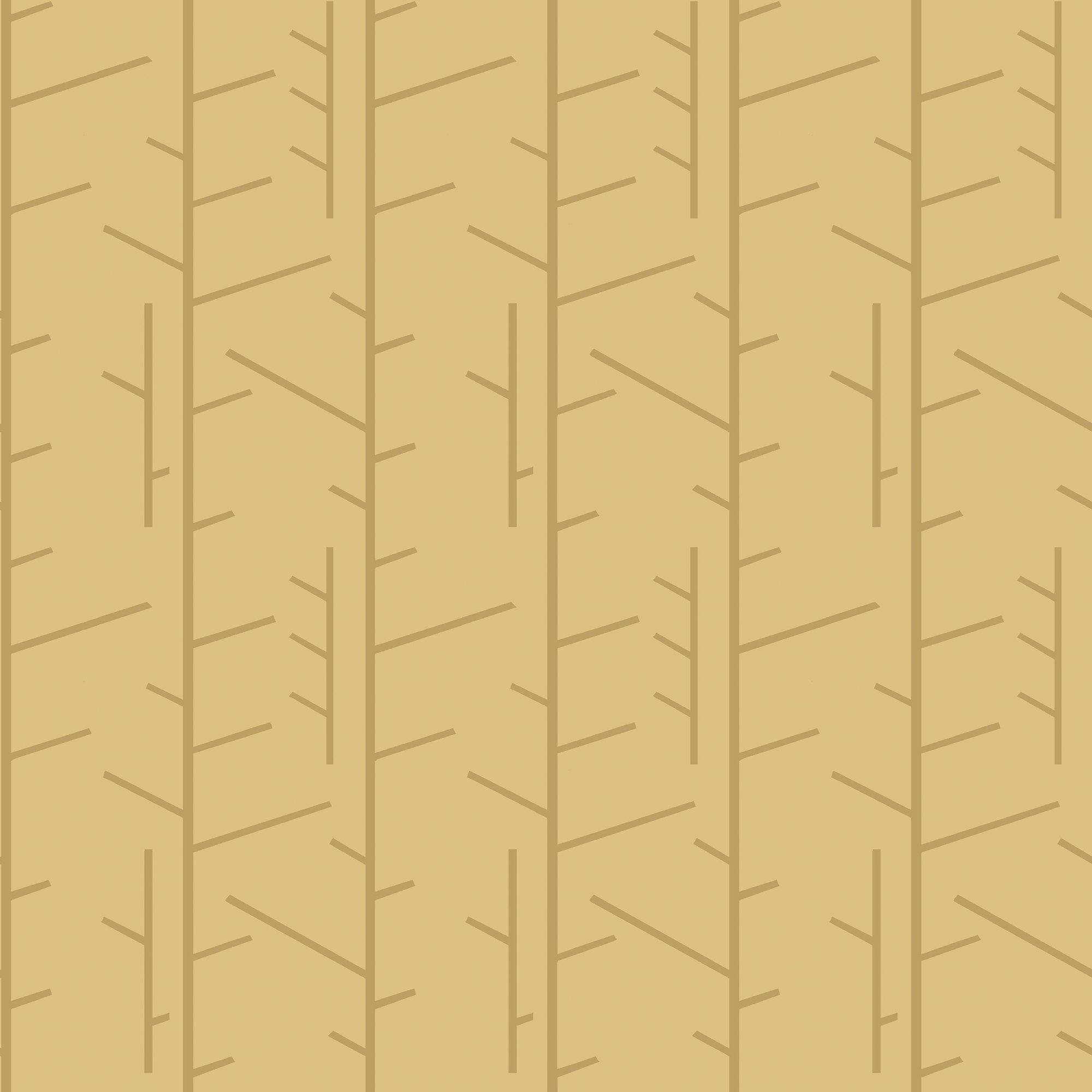 1985 Arne Jacobsen Tassel Yellow Wallpaper by Boråstapeter