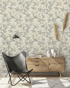 198604 Organic Trail Neutral Wallpaper by Grandeco