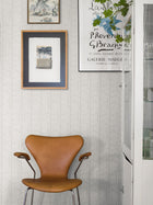 1986 Arne Jacobsen Tassel Grey Wallpaper by Boråstapeter
