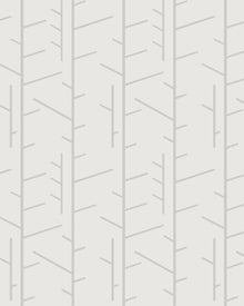 1986 Arne Jacobsen Tassel Grey Wallpaper by Boråstapeter