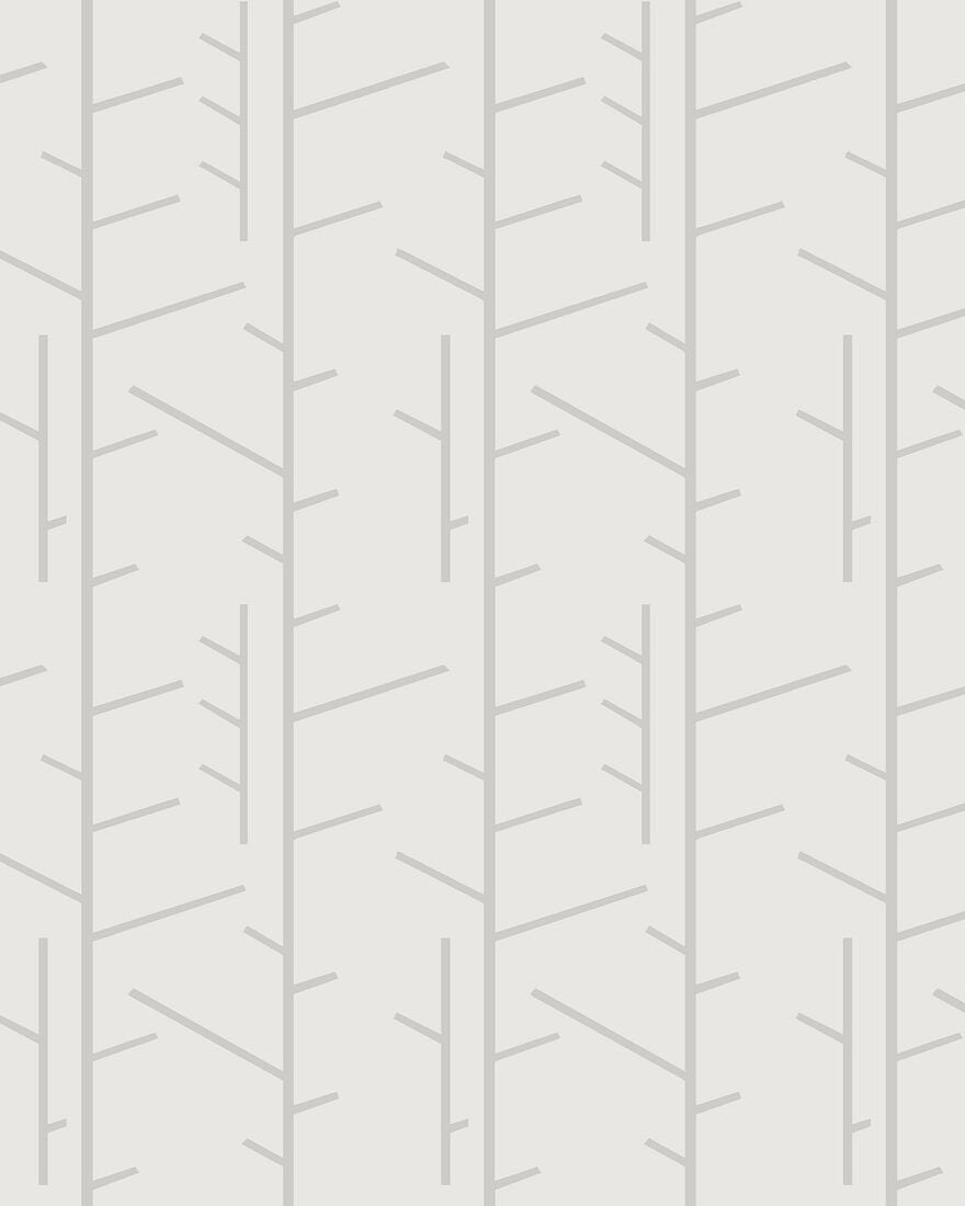 1986 Arne Jacobsen Tassel Grey Wallpaper by Boråstapeter