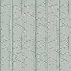1987 Arne Jacobsen Tassel Green Wallpaper by Boråstapeter