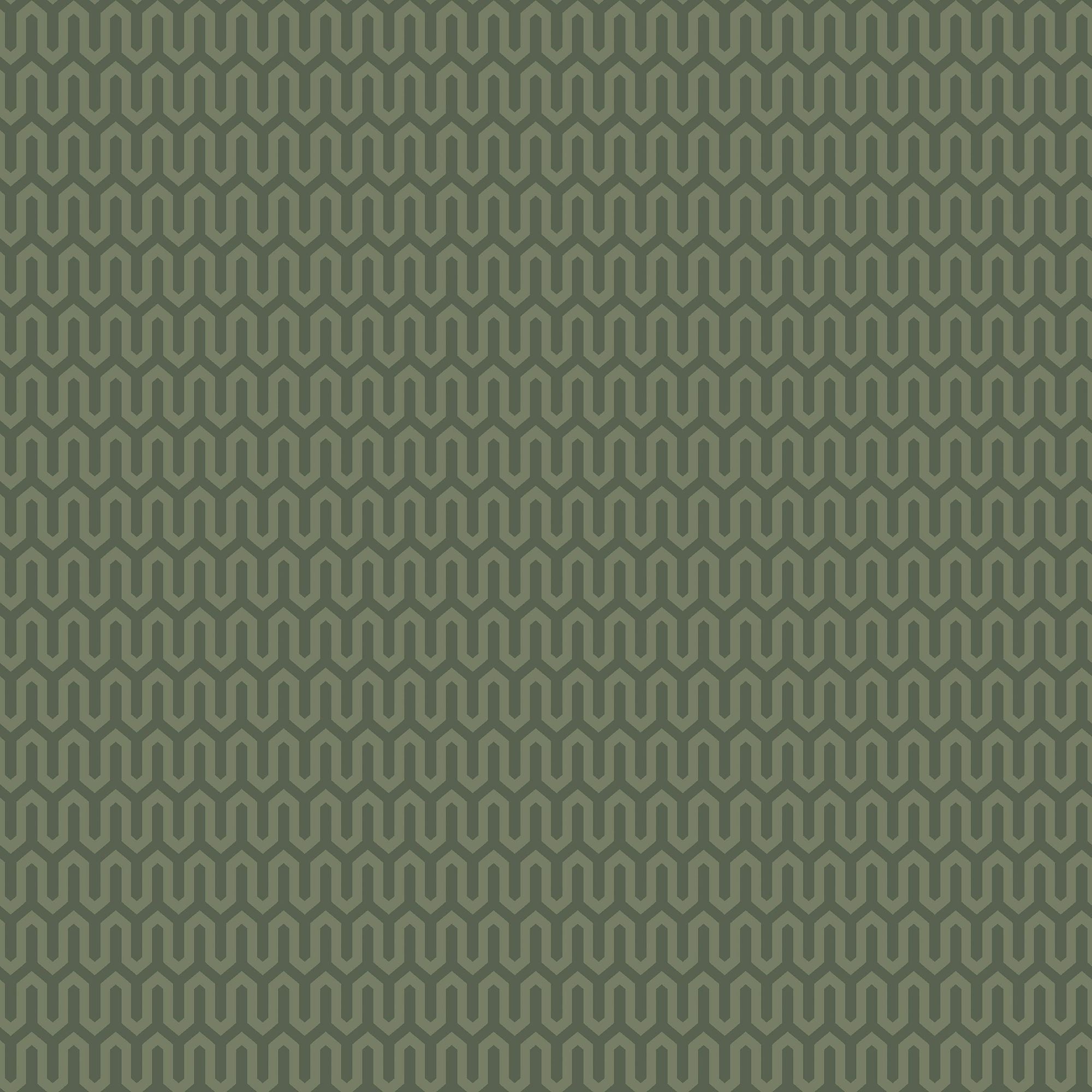 1989 Arne Jacobsen Ypsilon Green Wallpaper by Boråstapeter