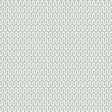 1990 Arne Jacobsen Ypsilon Turquoise and White Wallpaper by Boråstapet