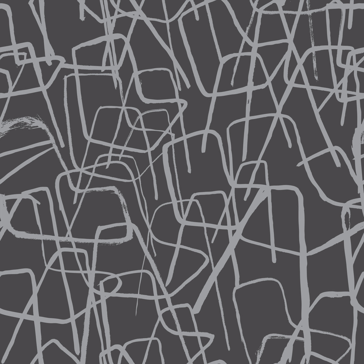 1991-6 1080 Cadires (1991-6) Black 9 Selvas Mariscal Wallpaper by Tres Tintas - flat