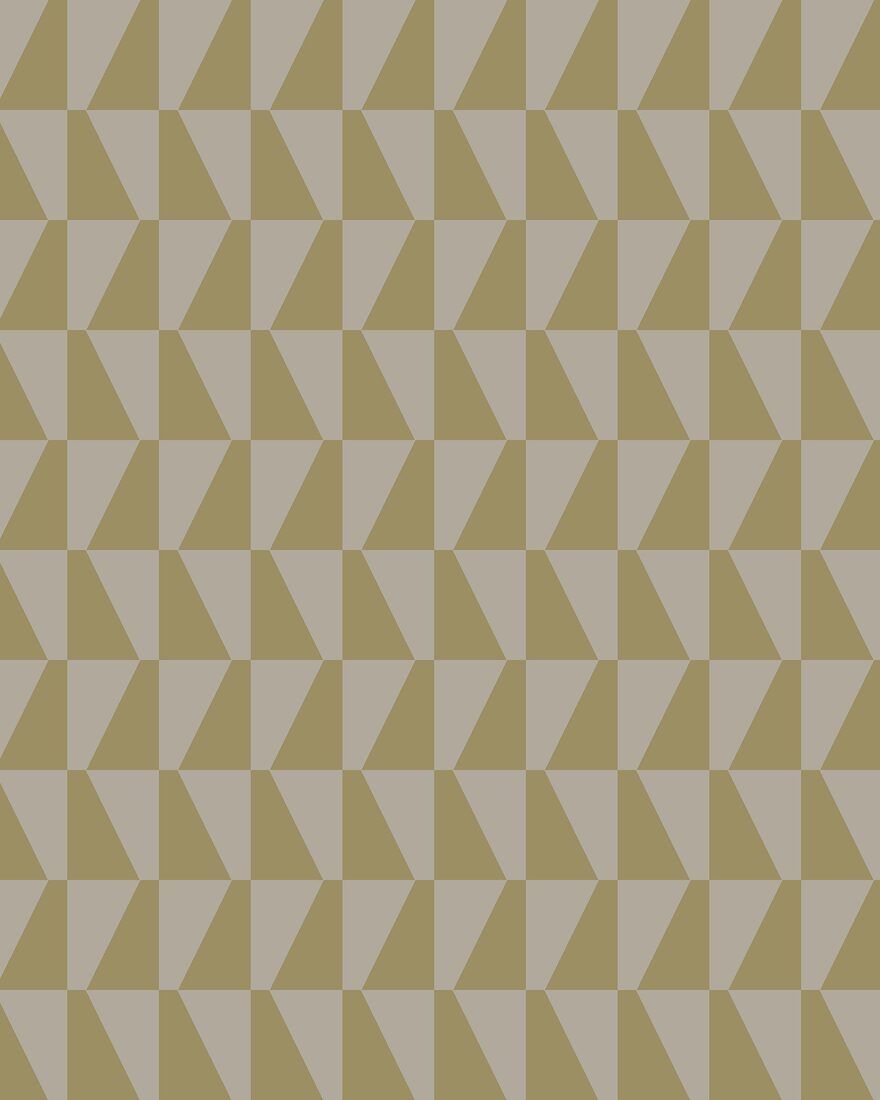 1992 Arne Jacobsen Trapez Dark Beige Graphics Wallpaper by Boråstapeter