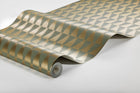 1993 Arne Jacobsen Trapez Green Wallpaper by Boråstapeter