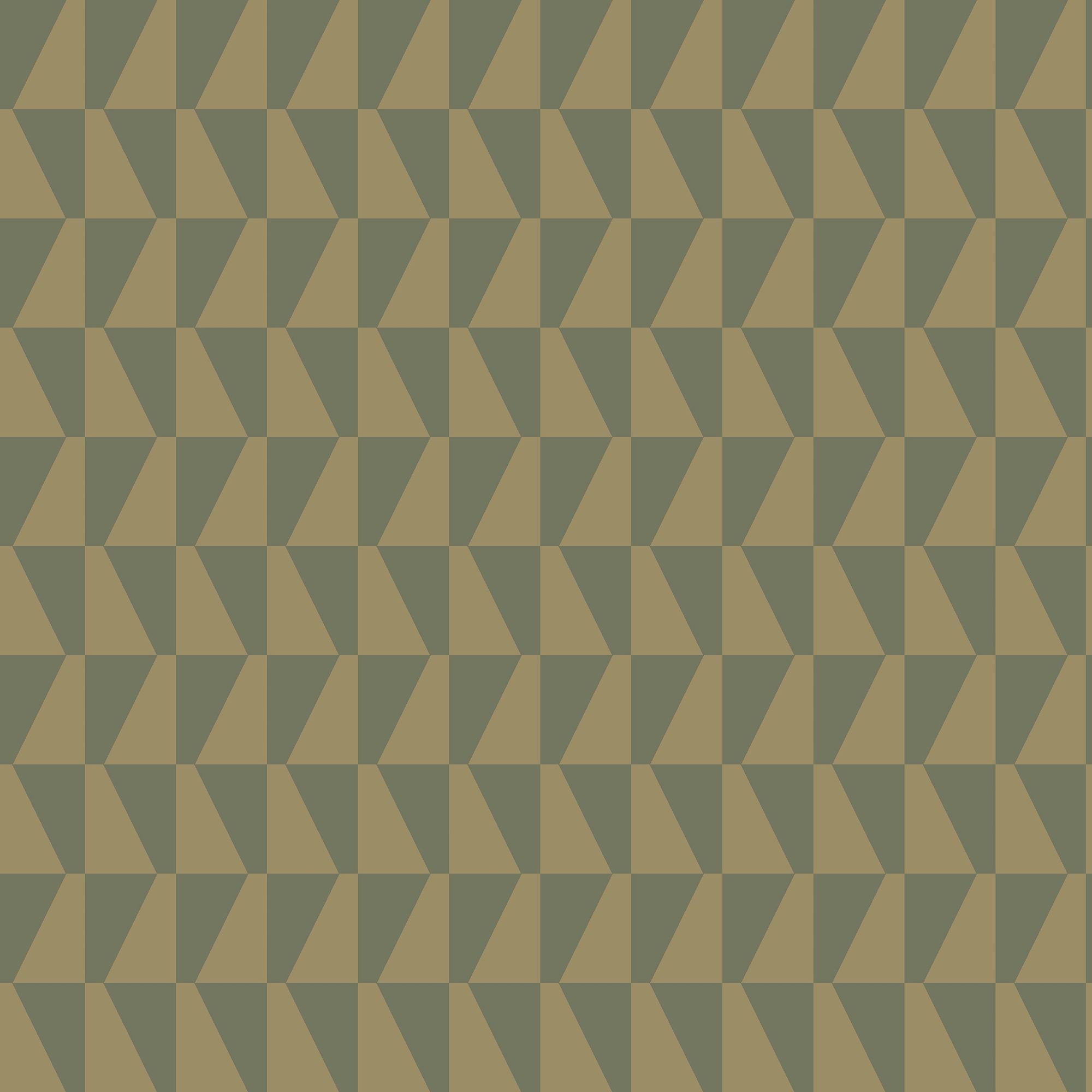 1993 Arne Jacobsen Trapez Green Wallpaper by Boråstapeter