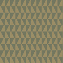 1993 Arne Jacobsen Trapez Green Wallpaper by Boråstapeter
