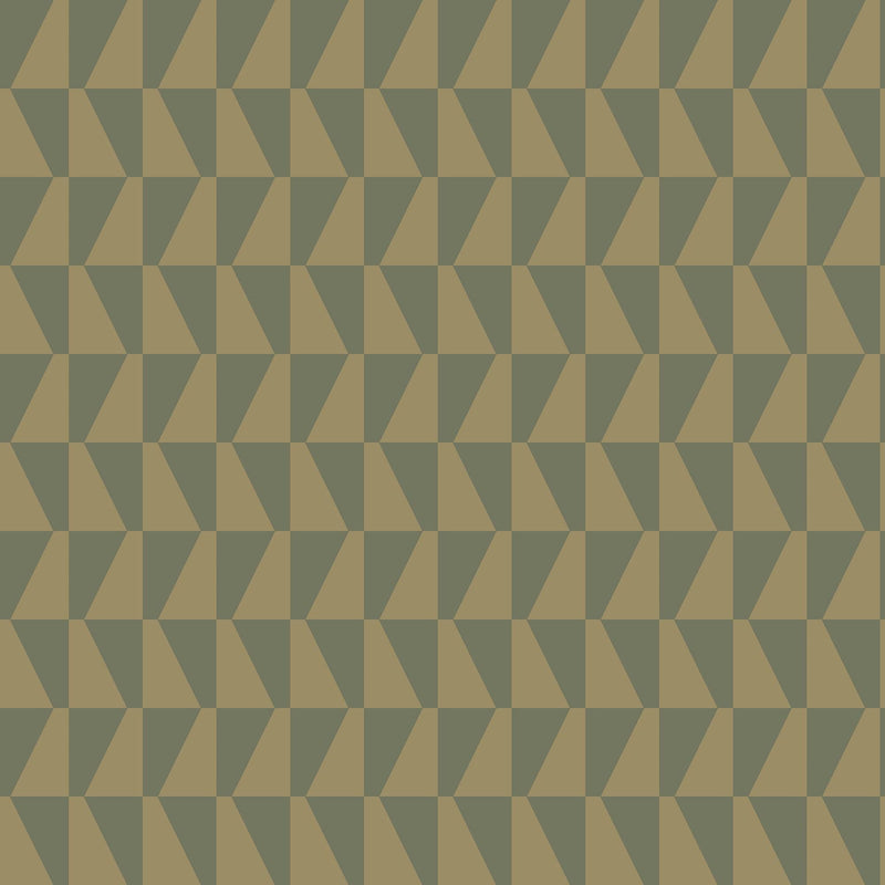 1993 Arne Jacobsen Trapez Green Wallpaper by Boråstapeter