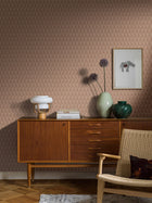 1994 Arne Jacobsen Trapez Pink Wallpaper by Boråstapeter