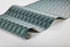 1995 Arne Jacobsen Trapez Blue and Green Wallpaper by Boråstapeter