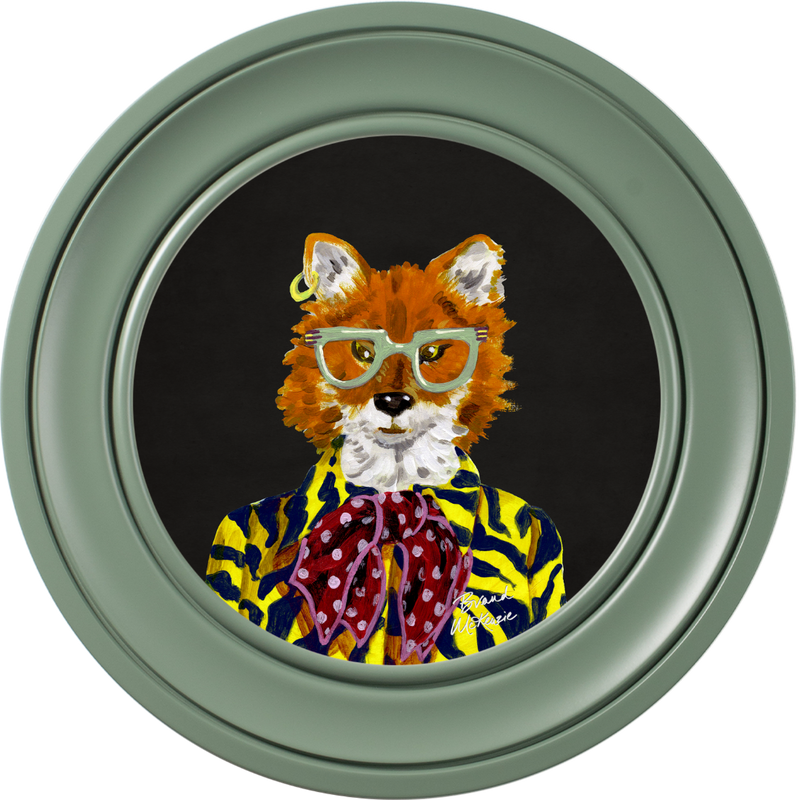 Fine China Todd on Charcoal Black Framed Art Prints by Brand McKenzie