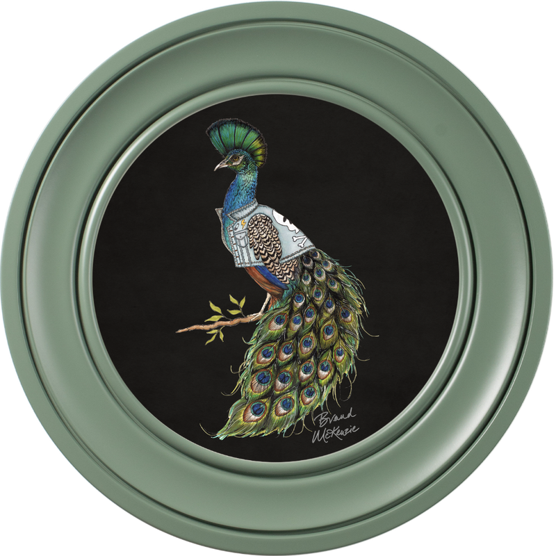 Punk Rocks Prince on Charcoal Black Framed Art Prints by Brand McKenzie