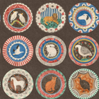 BW45126/2 Robina's Dinner Party Kit Kemp Wallpaper By GP & J Baker