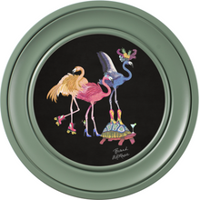 Balancing Act Flamboyance on Charcoal Black Framed Art Prints by Brand McKenzie