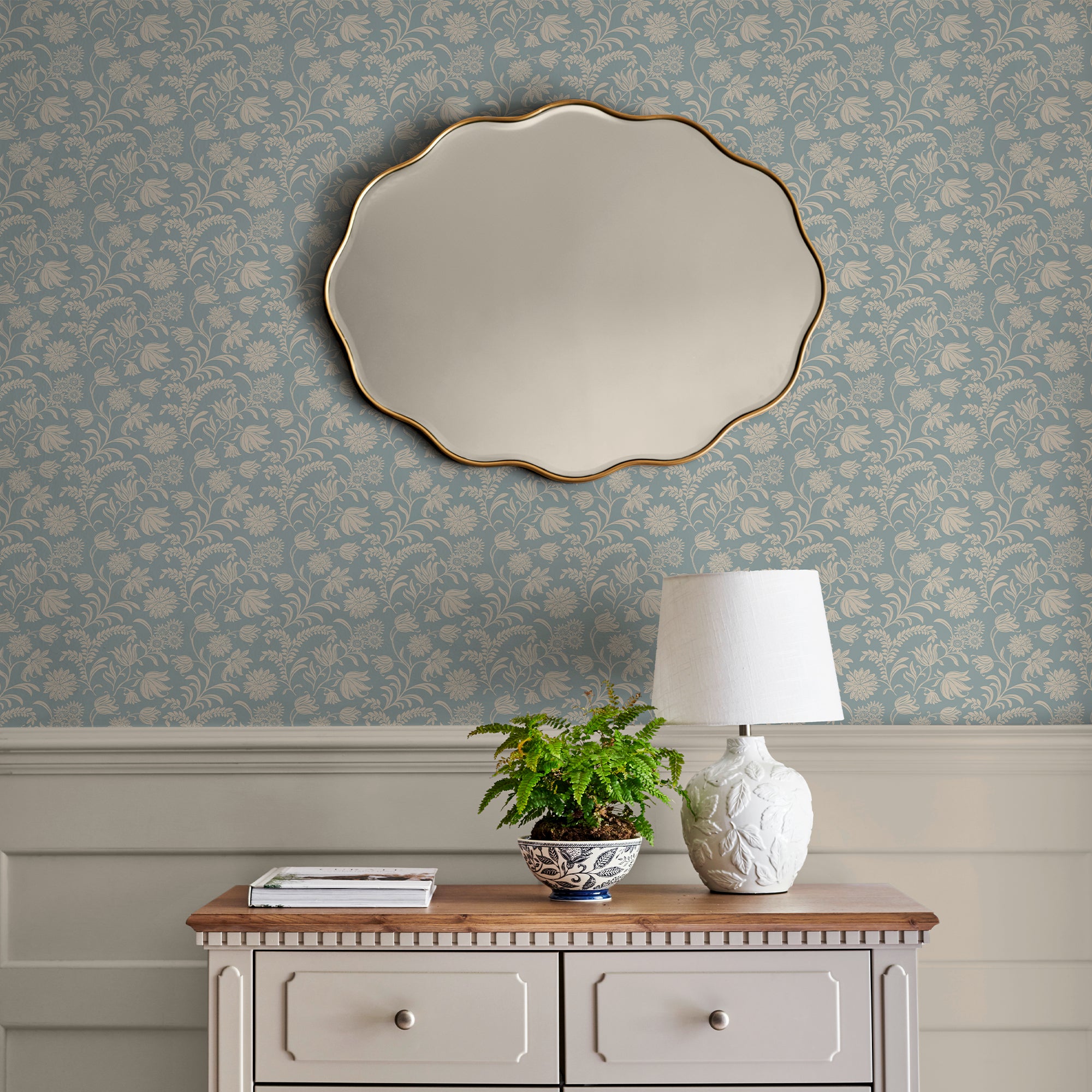 140317 Laura Ashley Hemingway Wallpaper by Laura Ashley.