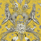 2001 Menagerie Yellow Wallpaper By Belgravia