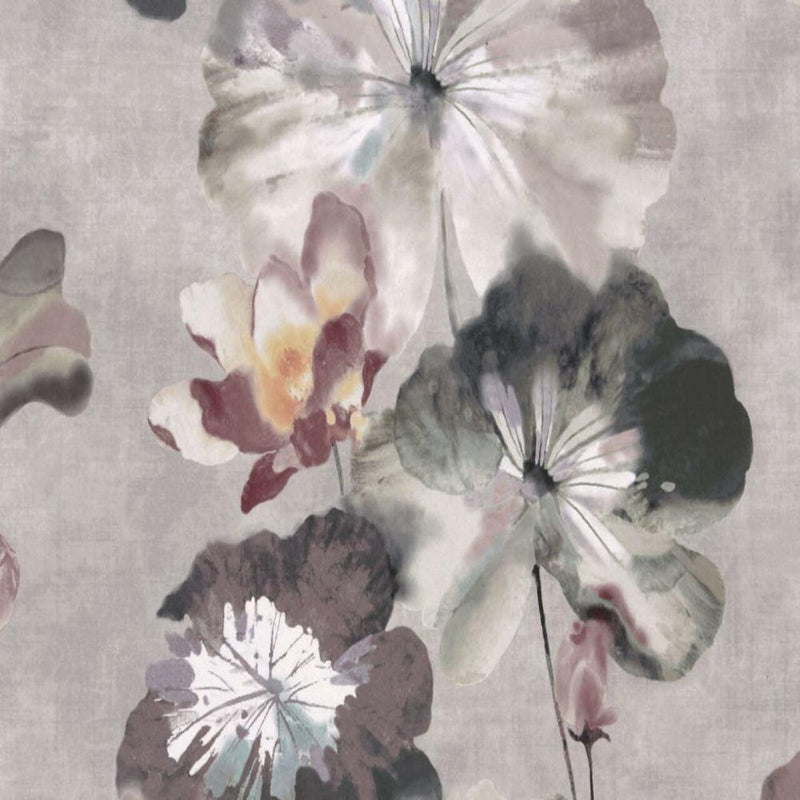 2008-143-06 Water Lilies Willow Wallpaper by 1838 Wallcoverings