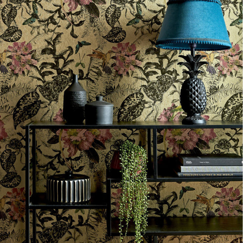 2008-144-01 Hedgerow Willow Wallpaper by 1838 Wallcoverings
