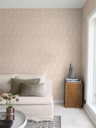 2009 Acanthus Light Pink Icons Wallpaper by Boråstapeter