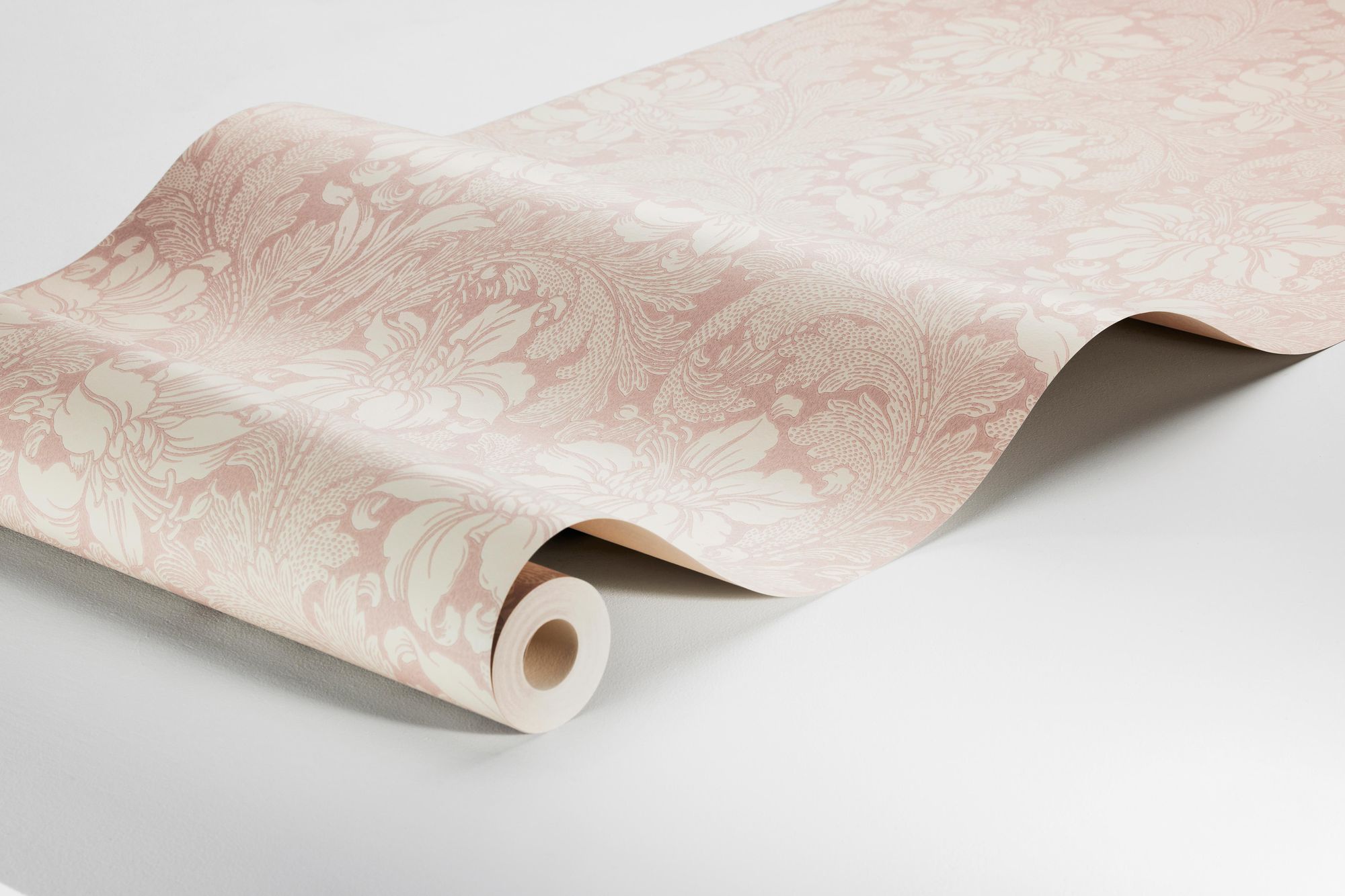 2009 Acanthus Light Pink Icons Wallpaper by Boråstapeter