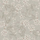Paradis Bronze Brown and Silver Grey Ester Wallpaper by Galerie