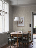 Acanthus Light Beige Icons Wallpaper by Boråstapeter