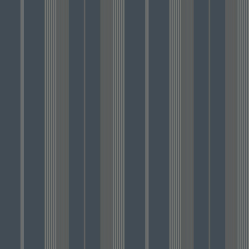 20120 Herrgård Blue and Silver Grey Ester Wallpaper by Galerie