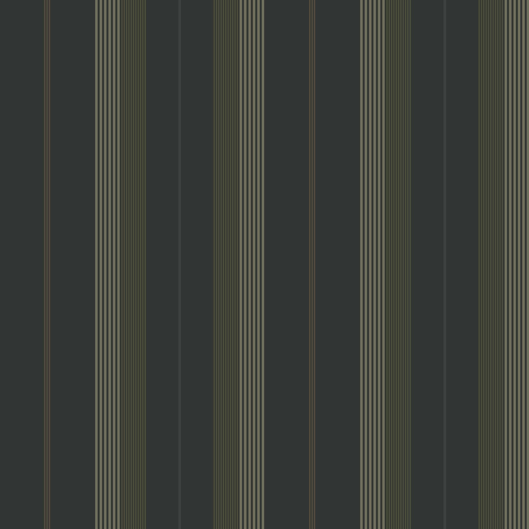 20122 Herrgård Green and Black Ester Wallpaper by Galerie