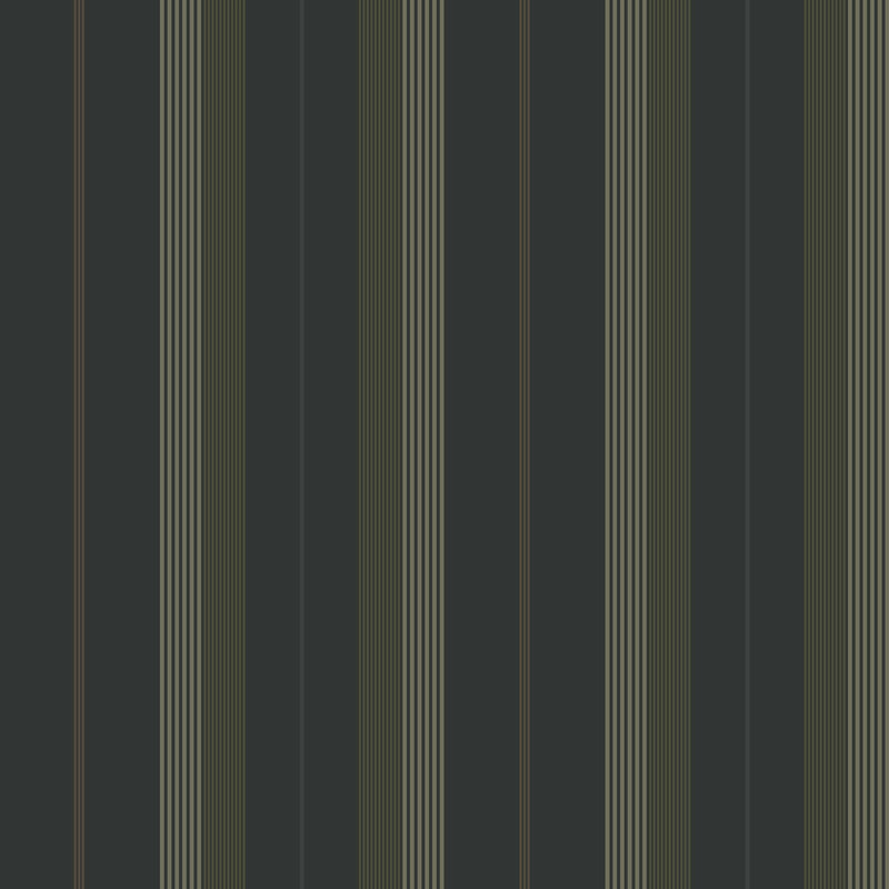 20122 Herrgård Green and Black Ester Wallpaper by Galerie