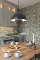 Lövskog Green Ester Wallpaper by Galerie