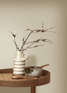 201271414 Tarrazu Beige Lin Vegetals Wallpaper by Casadeco
