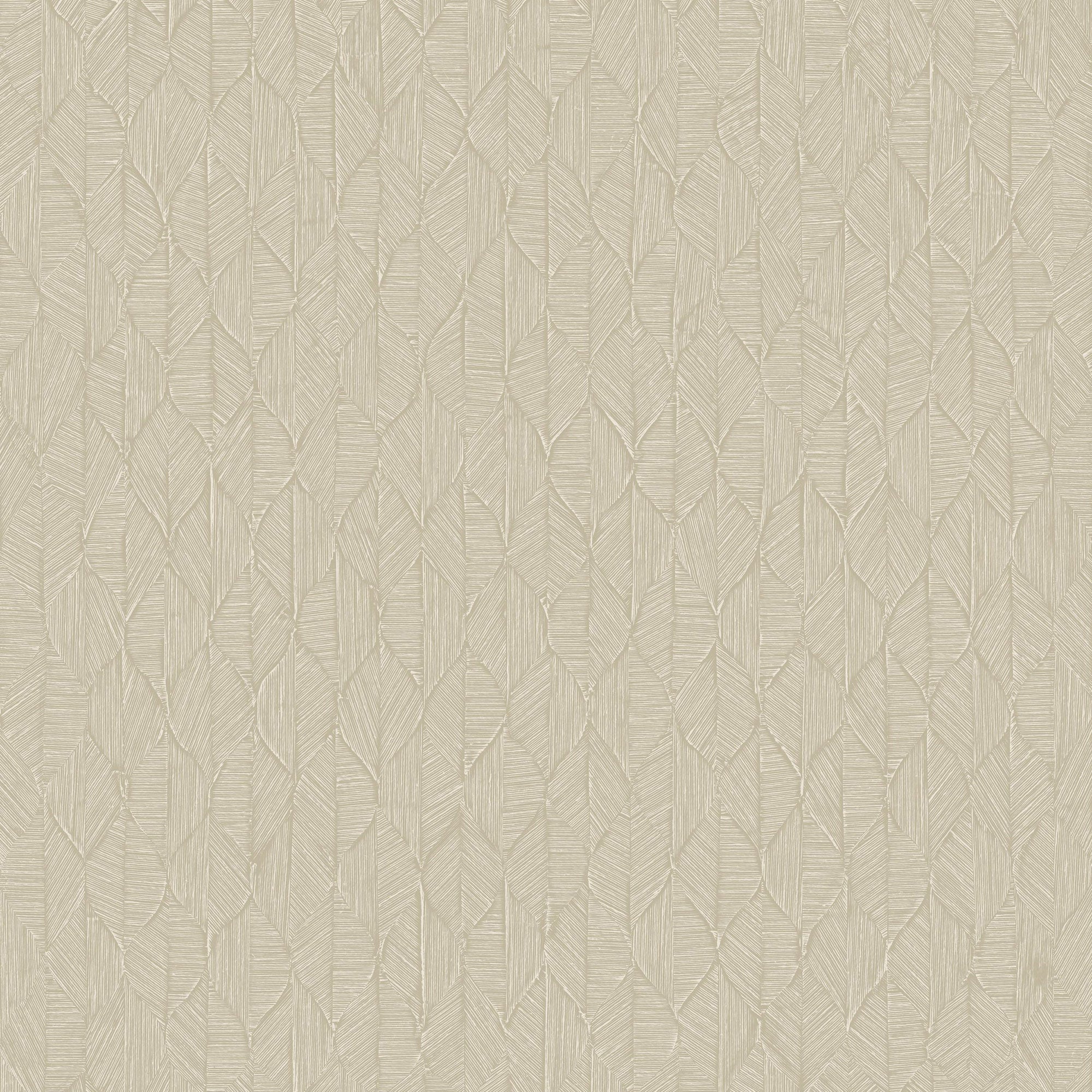 201271414 Tarrazu Beige Lin Vegetals Wallpaper by Casadeco