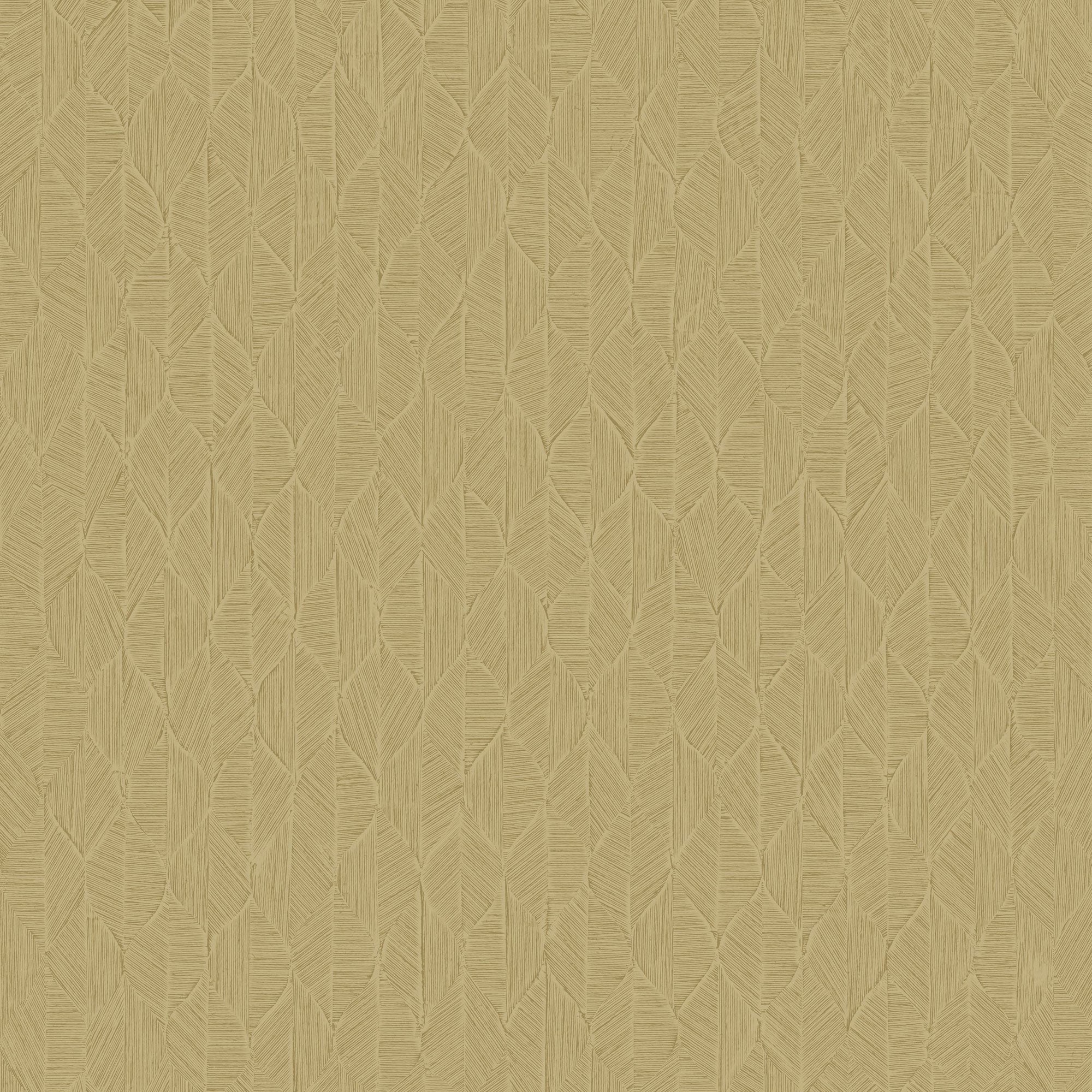201272303 Tarrazu Gold Vegetals Wallpaper by Casadeco