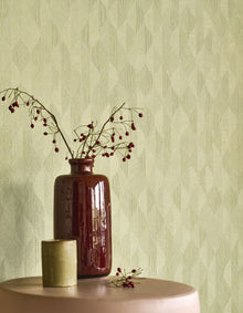 201277227 Tarrazu Vert Amande Vegetals Wallpaper by Casadeco