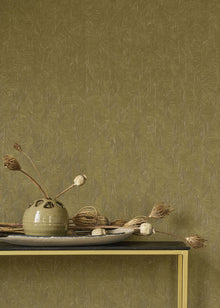 201277667 Tarrazu Vert Feuille Vegetals Wallpaper by Casadeco