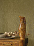 201277667 Tarrazu Vert Feuille Vegetals Wallpaper by Casadeco
