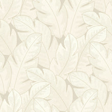 201291111 Yuto Beige Creme Vegetals Wallpaper by Casadeco