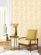201291212 Yuto Beige Sable Vegetals Wallpaper by Casadeco