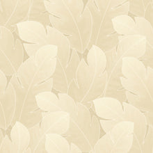 201291212 Yuto Beige Sable Vegetals Wallpaper by Casadeco