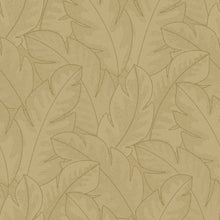 201292323 Yuto Gold Vegetals Wallpaper by Casadeco