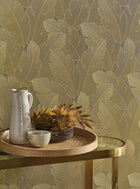 201292888 Yuto Tabac Vegetals Wallpaper by Casadeco