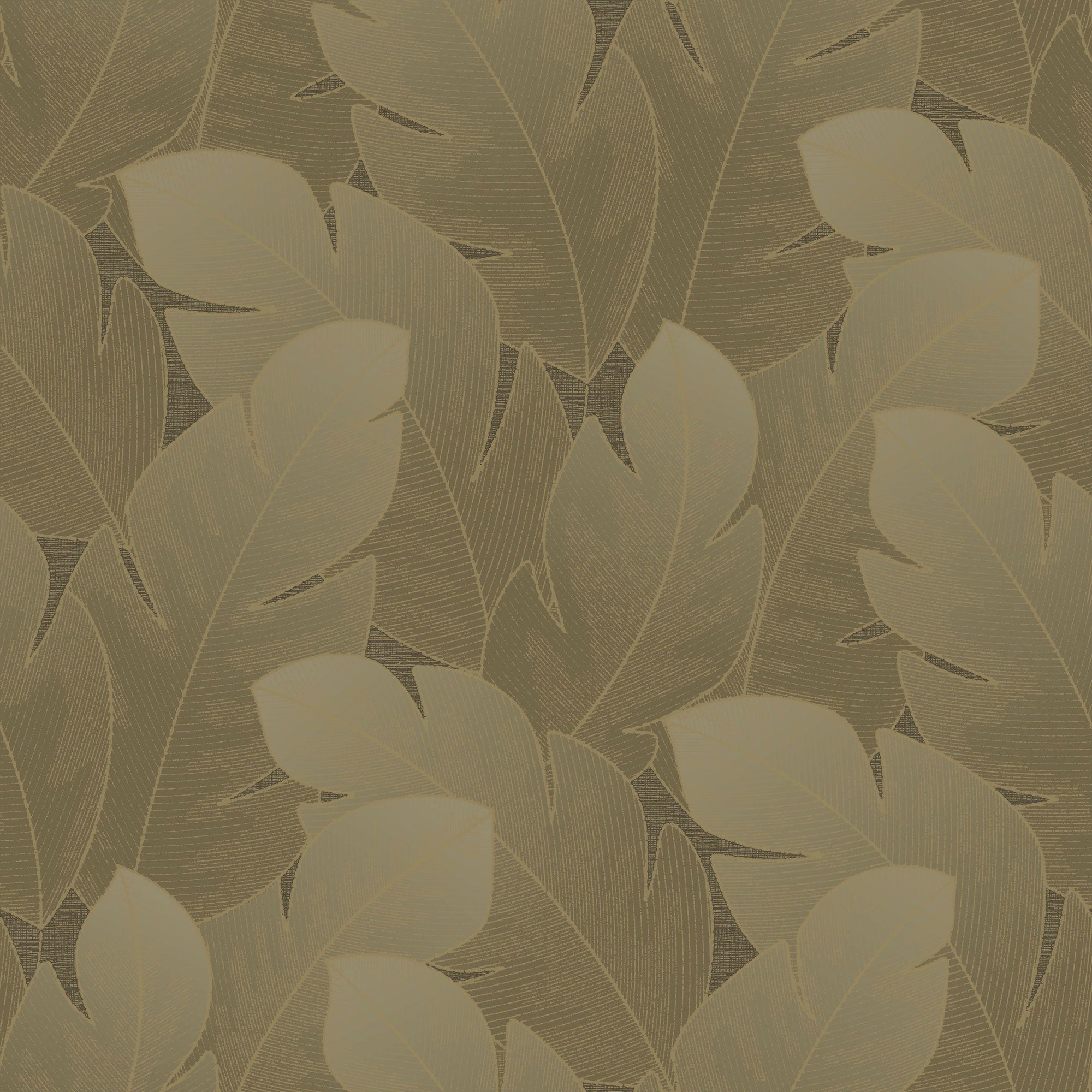 201292888 Yuto Tabac Vegetals Wallpaper by Casadeco