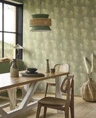 201297447 Yuto Vert Eucalyptus Vegetals Wallpaper by Casadeco
