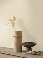 201301221 Boaco Beige Sable Vegetals Wallpaper by Casadeco